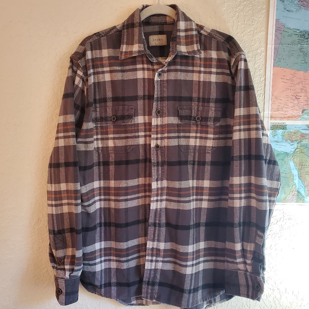 Jachs Button Down Flannel Shacket - image 1